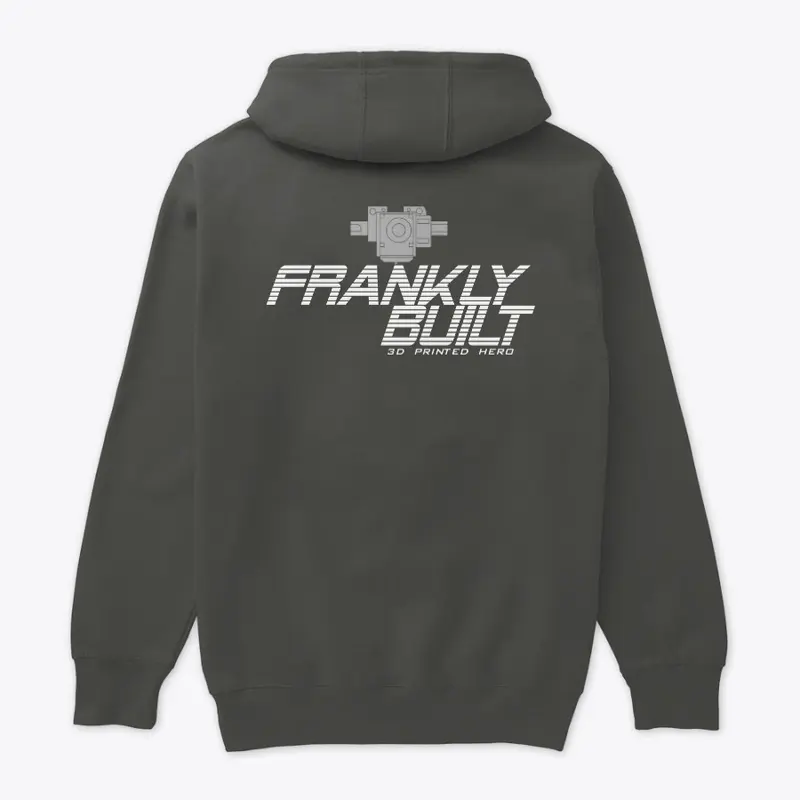 Frankly Built Logo - White