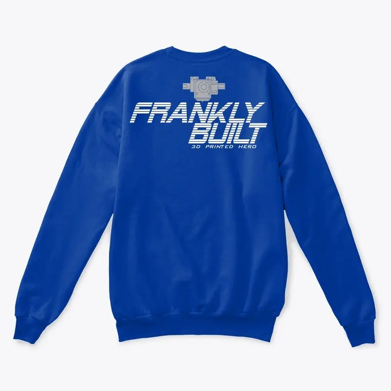 Frankly Built Logo - White