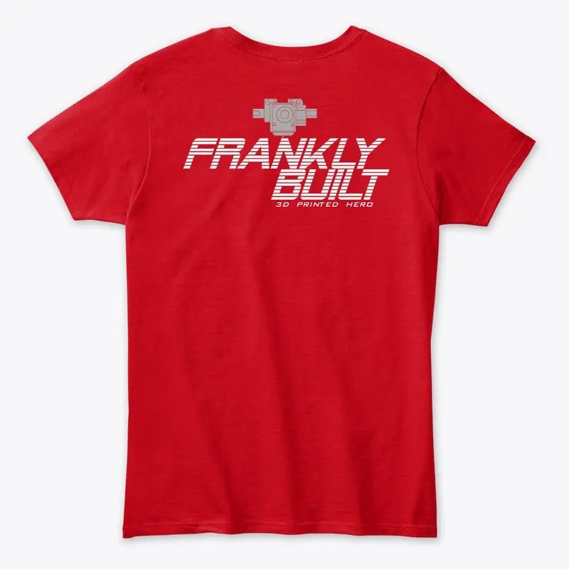 Frankly Built Logo - White